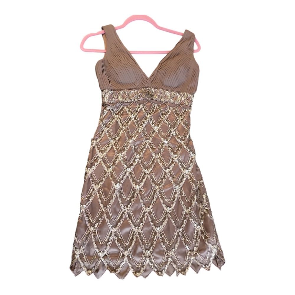 SUE WONG Dress *Altered HOCO  Measurements Gatsby Art Deco 20s Flapper